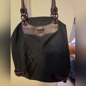 Rebecca Minkoff Black and Brown Shoulder Bag